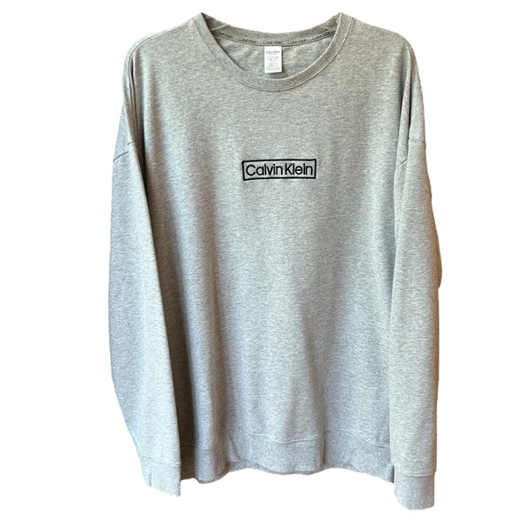 NWOT Calvin Klein Women's Reimagined Heritage Crewneck Sleep Sweatshirt XL - Picture 5 of 13